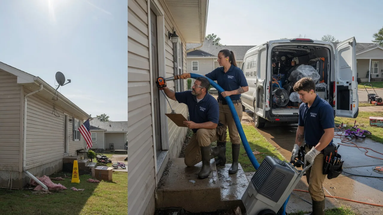Ceiling Water Damage Restoration in Jessie, ND near me